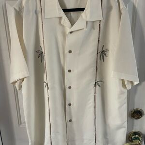 Men's Cream Short Sleeve Shirt